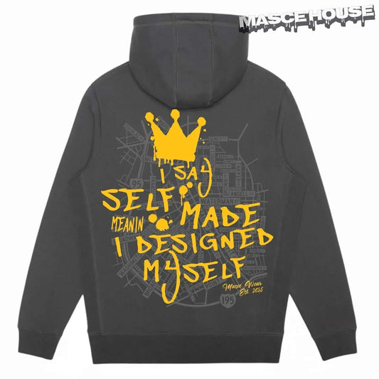 PVD KINGS HOODIE Heavyweight Organic Brushed - Masce House heavyweight hoodies