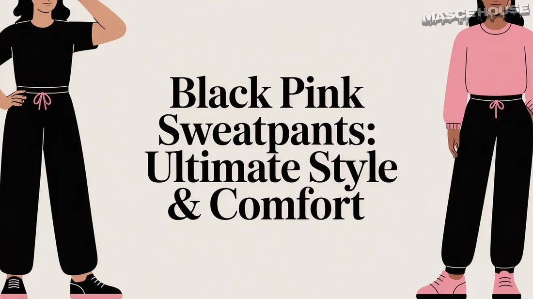 Black Pink Sweatpants: Ultimate Style & Comfort Masce House