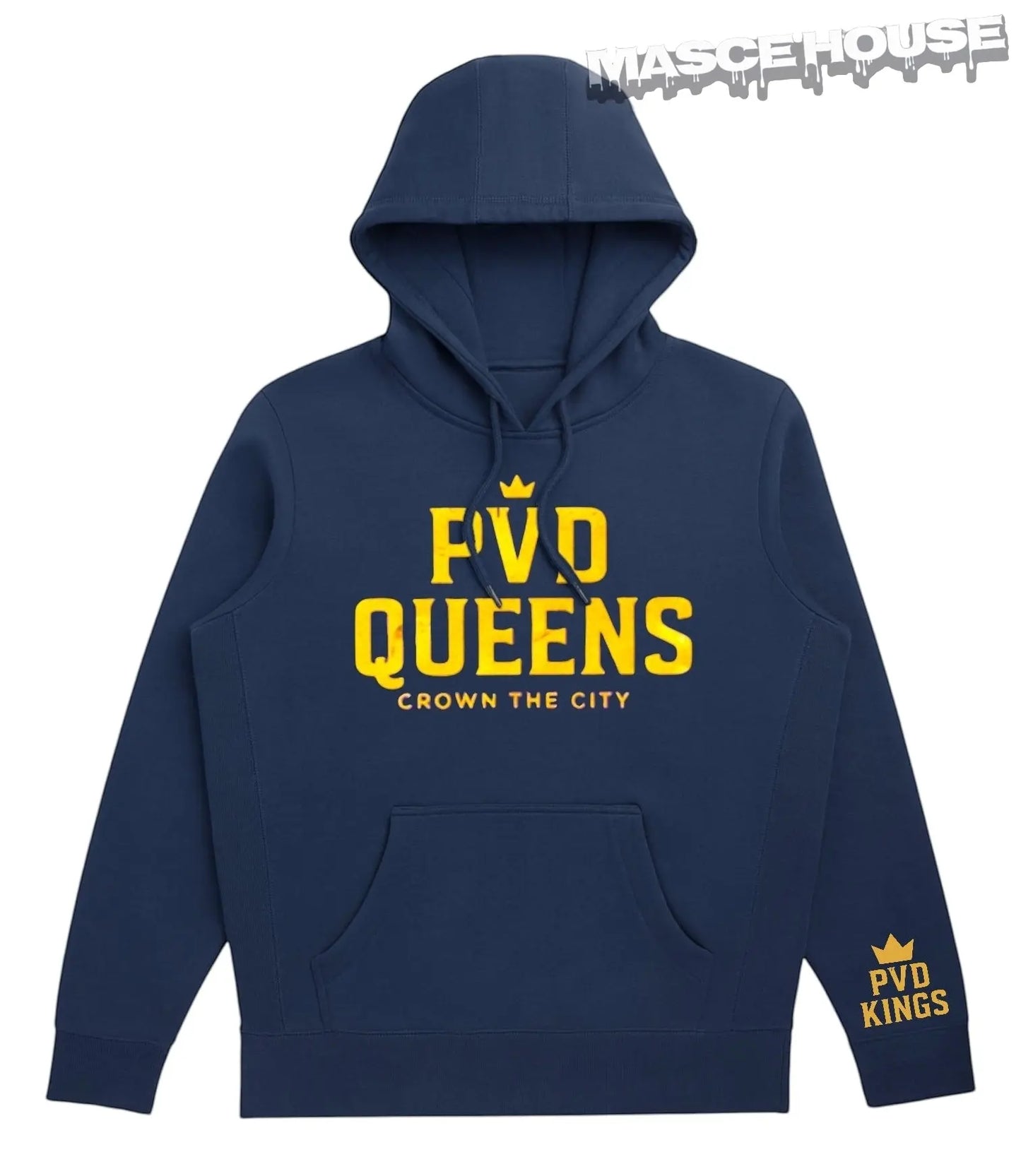 PVD QUEEENS HOODIE Heavyweight Organic Brushed Masce House