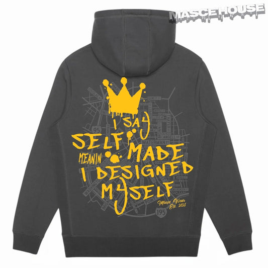 PVD KINGS HOODIE Heavyweight Organic Brushed - Masce House 