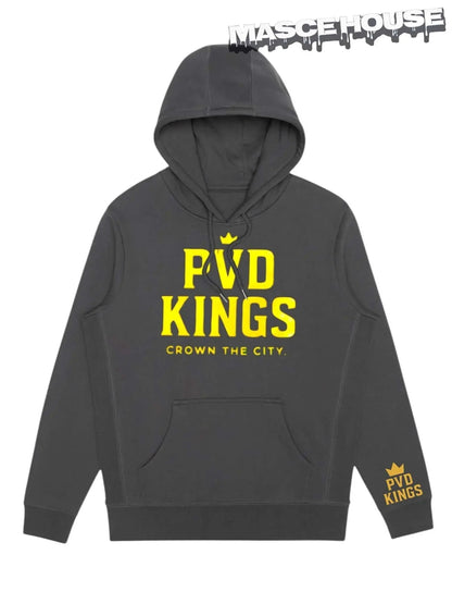 PVD KINGS HOODIE Heavyweight Organic Brushed - Masce House heavyweight hoodies